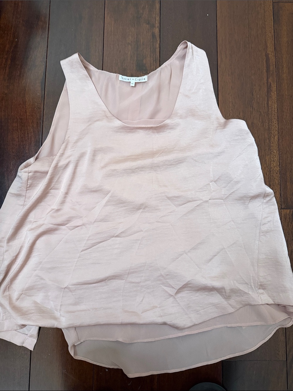Violet & Claire Soft Blush Sleeveless Camisole